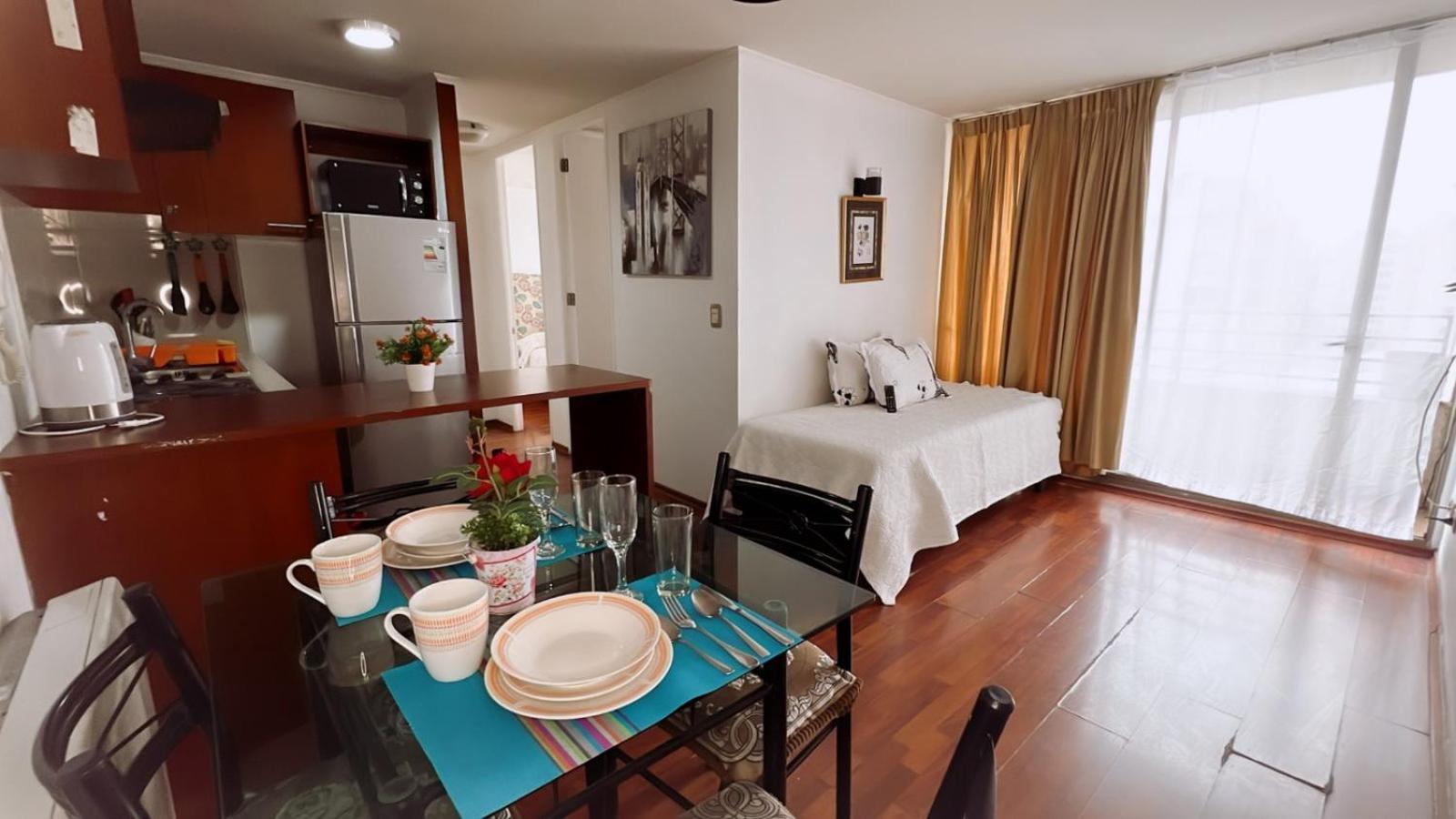 Apartamentos Bulnes Santiago Luaran gambar